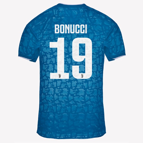 Camiseta Juventus NO.19 Bonucci Tercera equipación 2019-2020 Azul